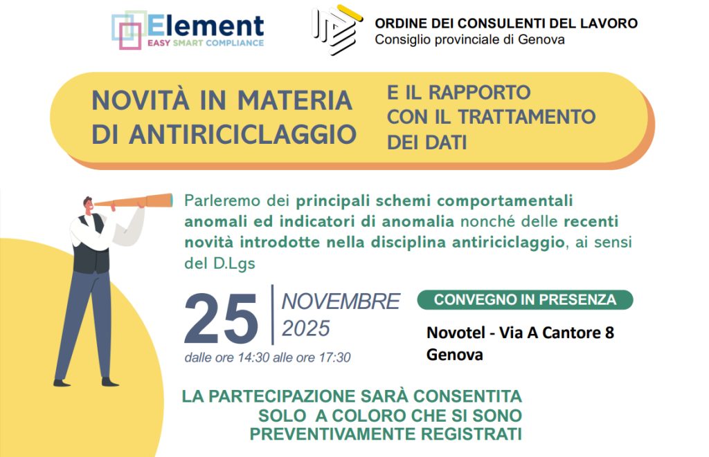 Novità in materia di antiriciclaggio